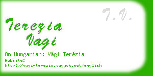 terezia vagi business card