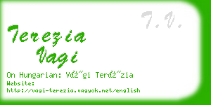 terezia vagi business card